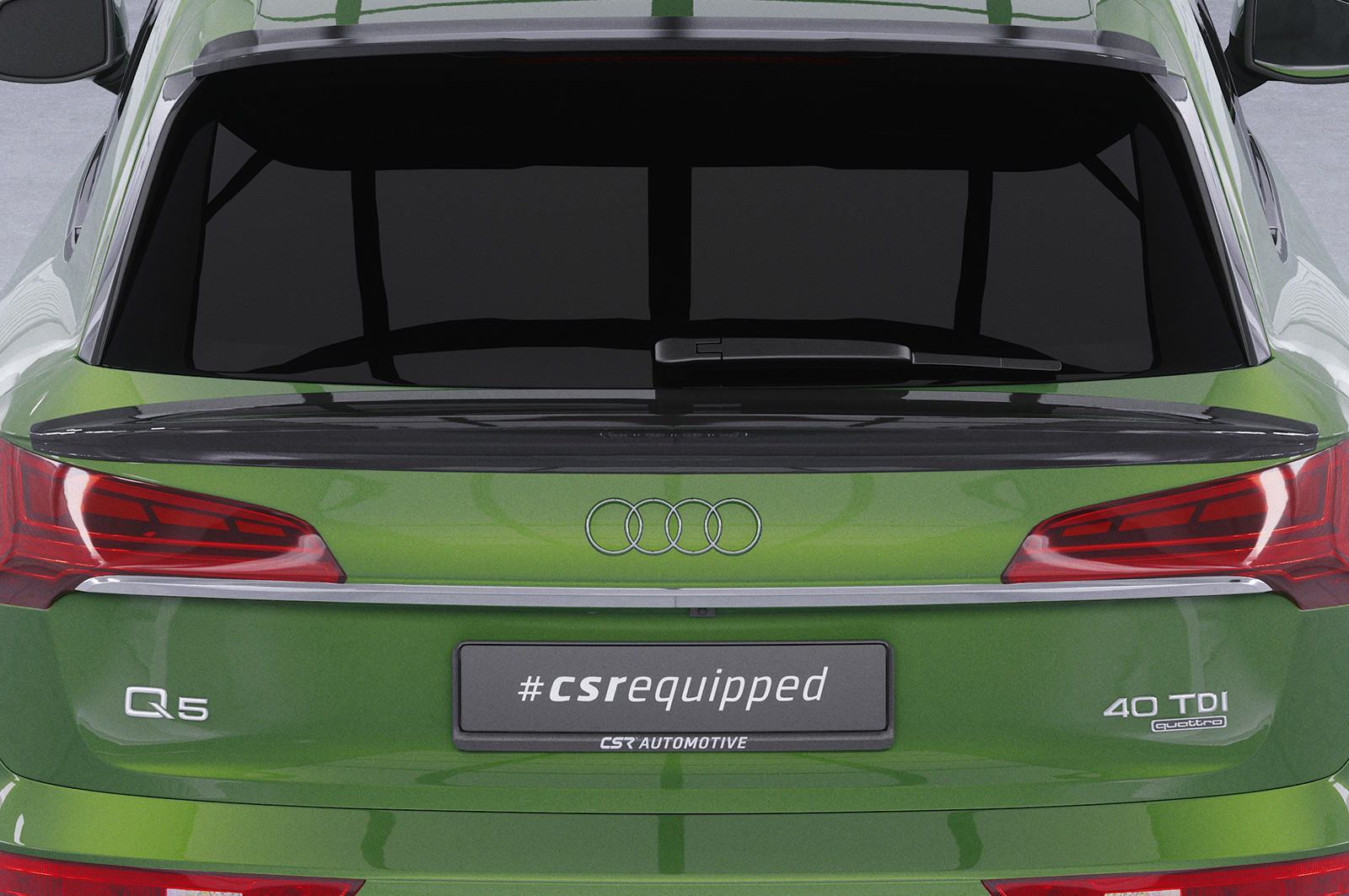 Becquet / Extension CAP pour Audi Q5 (FY) toutes carrosseries (depuis 2017) - Fabriqué en ABS (6 finitions au choix)