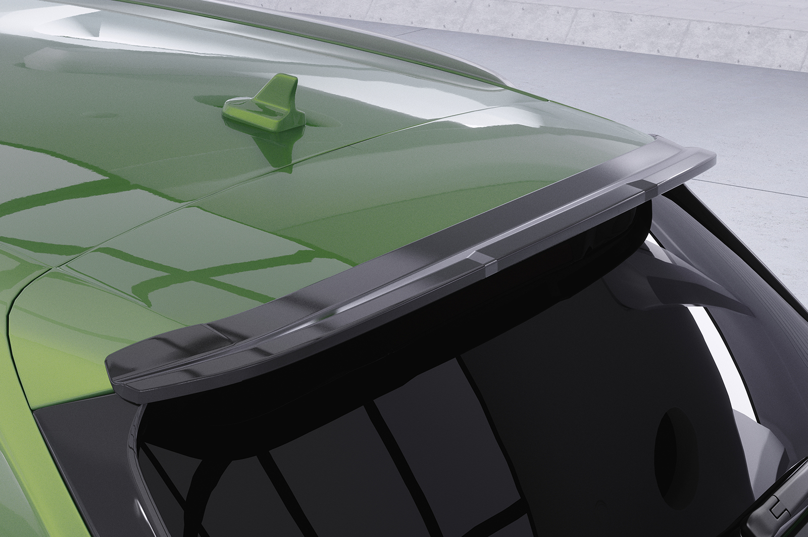 Becquet / Extension CAP pour Audi Q5 (FY) finition de base et advanced (depuis 2017) - Fabriqué en ABS (6 finitions au choix)