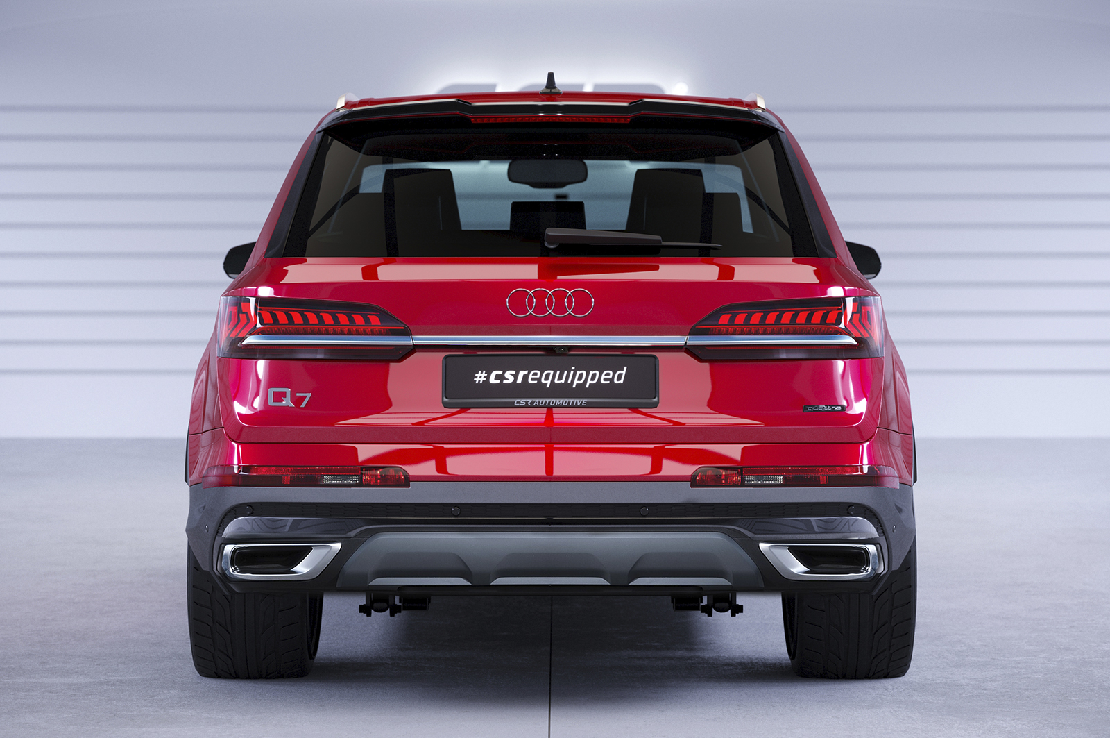 Becquet / Extension CAP pour Audi SQ7 (4M) toutes carrosseries (depuis 2015) - Fabriqué en ABS (6 finitions au choix)