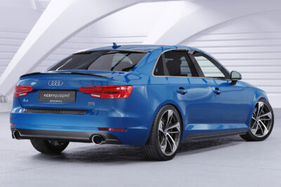 Cache de lunette arri&egrave;re pour Audi S4 B9 (Typ 8W) berline (depuis 2015) - Fabriqu&eacute; en ABS (6 finitions au choix)
