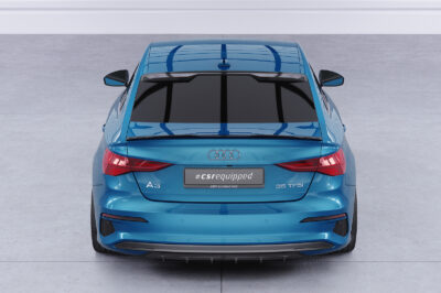 Cache de lunette arrière pour Audi A3 / S3 / RS3 (8Y) berline (depuis 2020) - Fabriqué en ABS (6 finitions au choix)