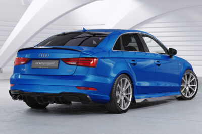 Cache de lunette arrière pour Audi A3 / S3 (8V) berline (2012-2020) - Fabriqué en ABS (6 finitions au choix)