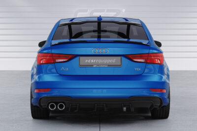 Cache de lunette arrière pour Audi A3 / S3 (8V) berline (2012-2020) - Fabriqué en ABS (6 finitions au choix)