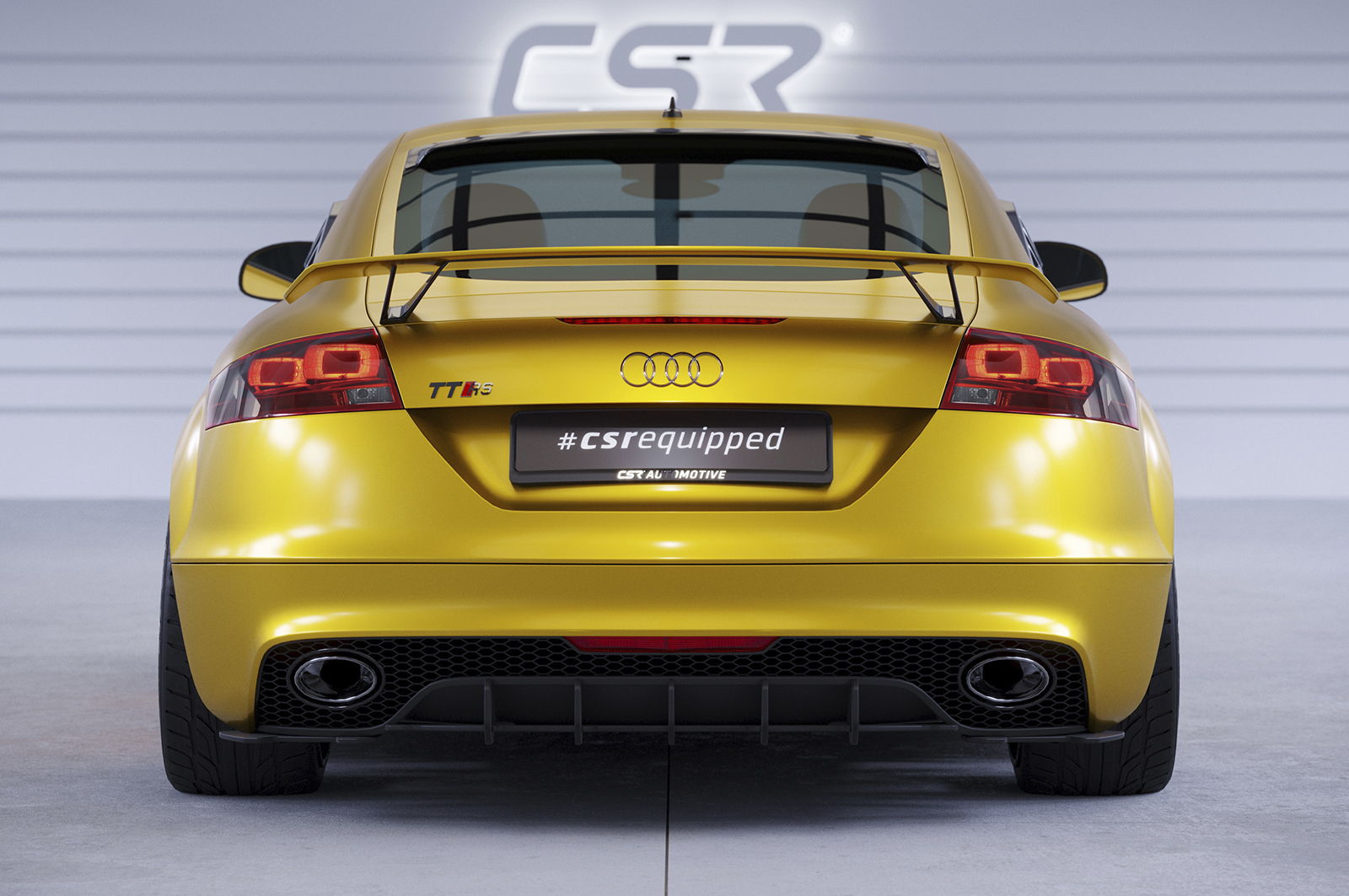 Cache de lunette arrière pour Audi TT (8J) coupé (2006-2014) - Fabriqué en ABS (6 finitions au choix)