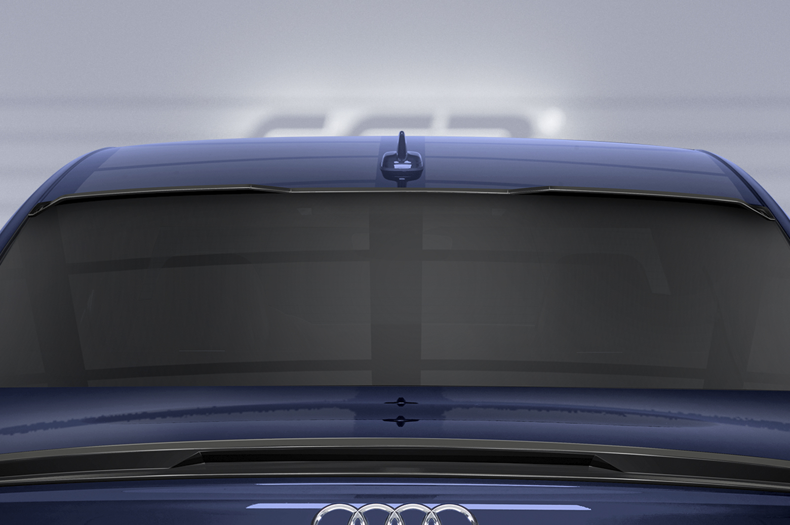 Cache de lunette arrière pour Audi A8 D5 (Typ 4N - F8) toutes carrosseries (auch S8) (depuis 2017) - Fabriqué en ABS (6 finitions au choix)