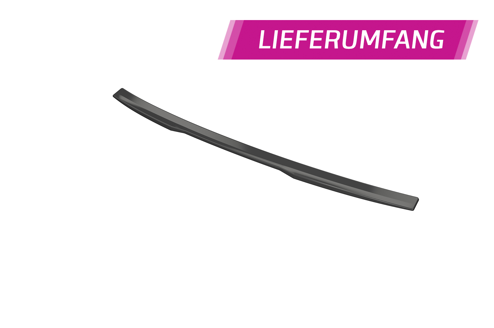 Cache de lunette arrière pour Audi A6 C8 (Typ 4K / F2) berline (depuis 2018) - Fabriqué en ABS (6 finitions au choix)