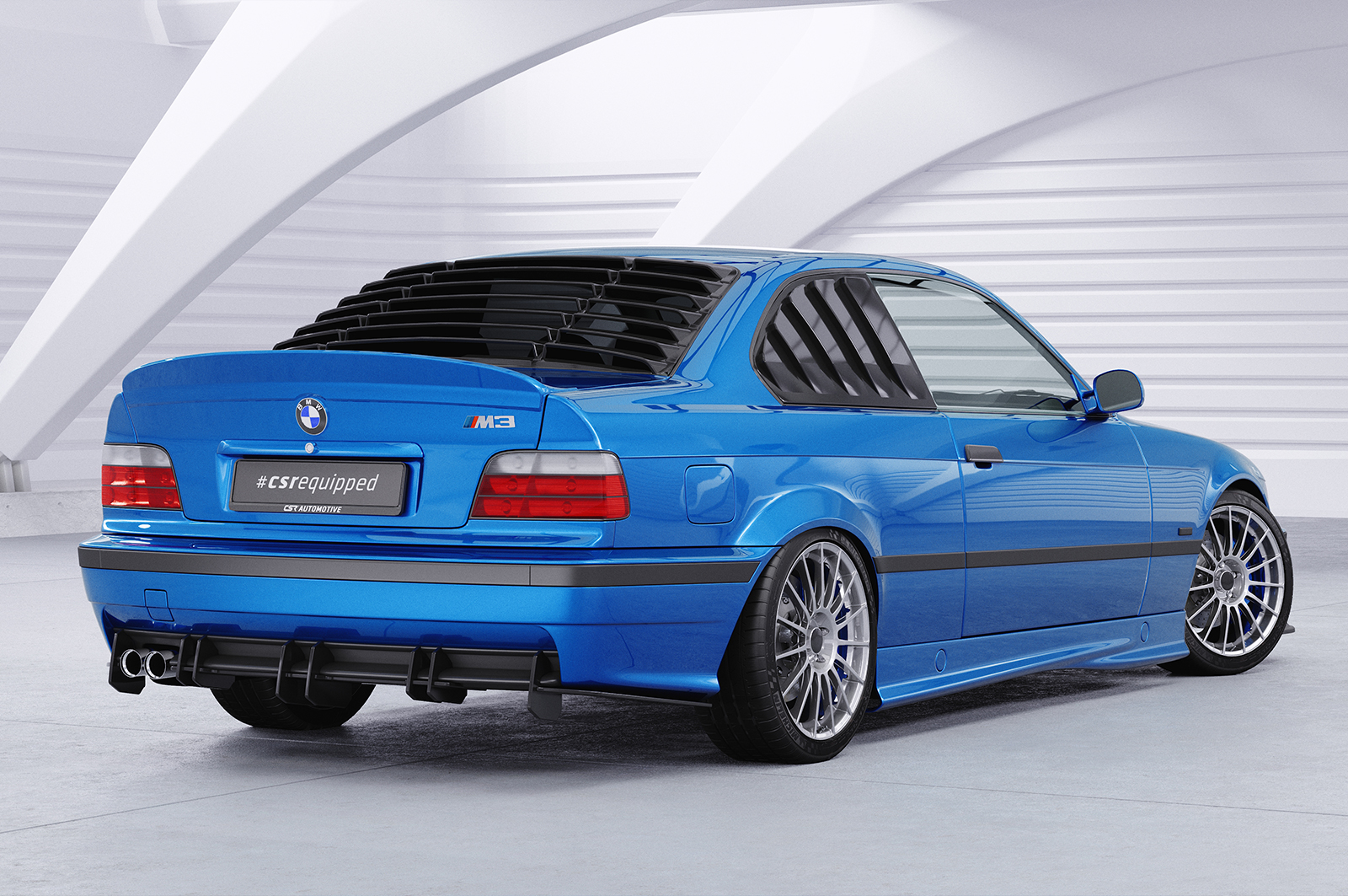 Cache de lunette arrière pour BMW Série 3 (E36) coupé (1992-1998) - Fabriqué en ABS (6 finitions au choix)