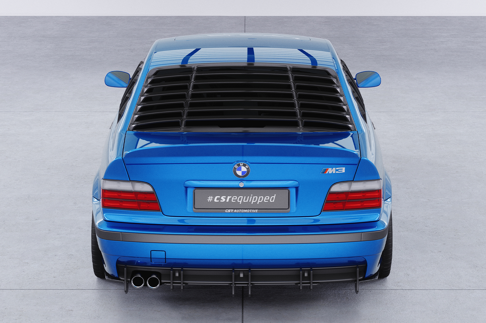 Cache de lunette arrière pour BMW Série 3 (E36) coupé (1992-1998) - Fabriqué en ABS (6 finitions au choix)