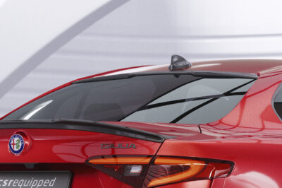Cache de lunette arri&egrave;re pour Alfa Romeo Giulia (Typ 952) toutes carrosseries (depuis 2016) - Fabriqu&eacute; en ABS (6 finitions au choix)