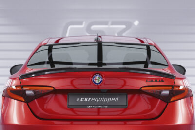 Cache de lunette arri&egrave;re pour Alfa Romeo Giulia (Typ 952) toutes carrosseries (depuis 2016) - Fabriqu&eacute; en ABS (6 finitions au choix)