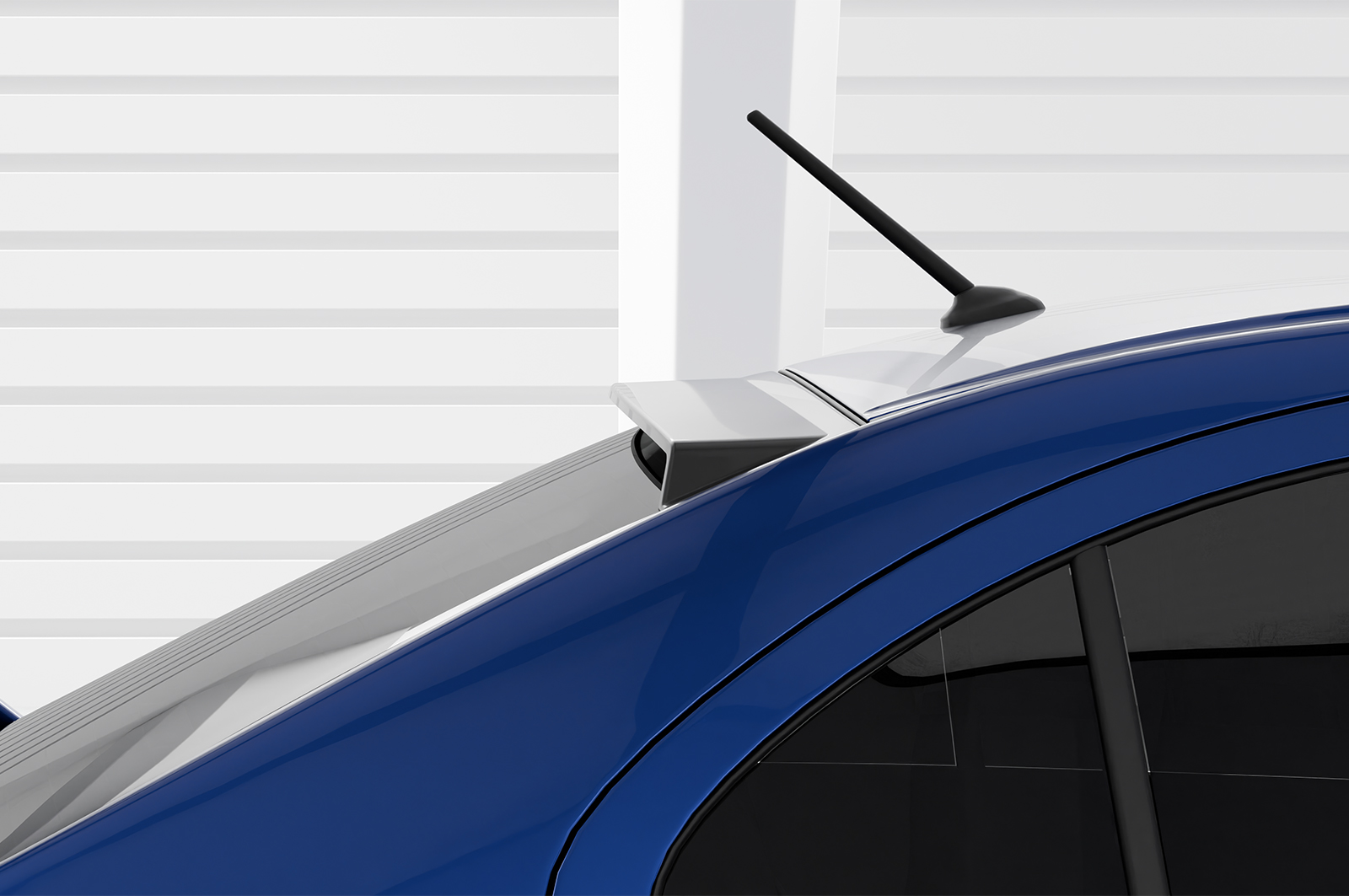 Cache de lunette arrière pour Mitsubishi Lancer (CY0) berline (2007-2017) - Fabriqué en ABS (6 finitions au choix)
