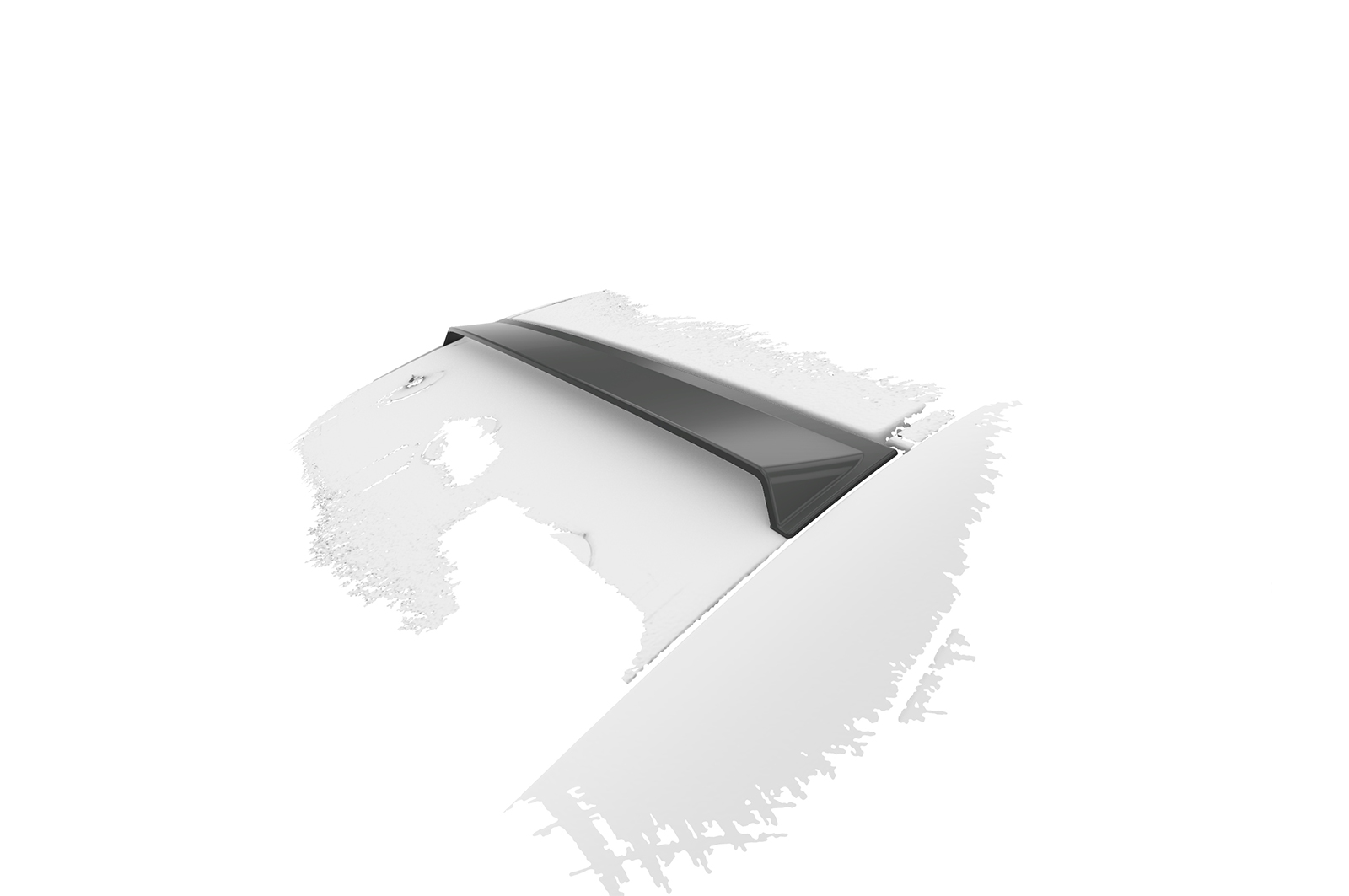 Cache de lunette arrière pour Mitsubishi Lancer (CY0) berline (2007-2017) - Fabriqué en ABS (6 finitions au choix)