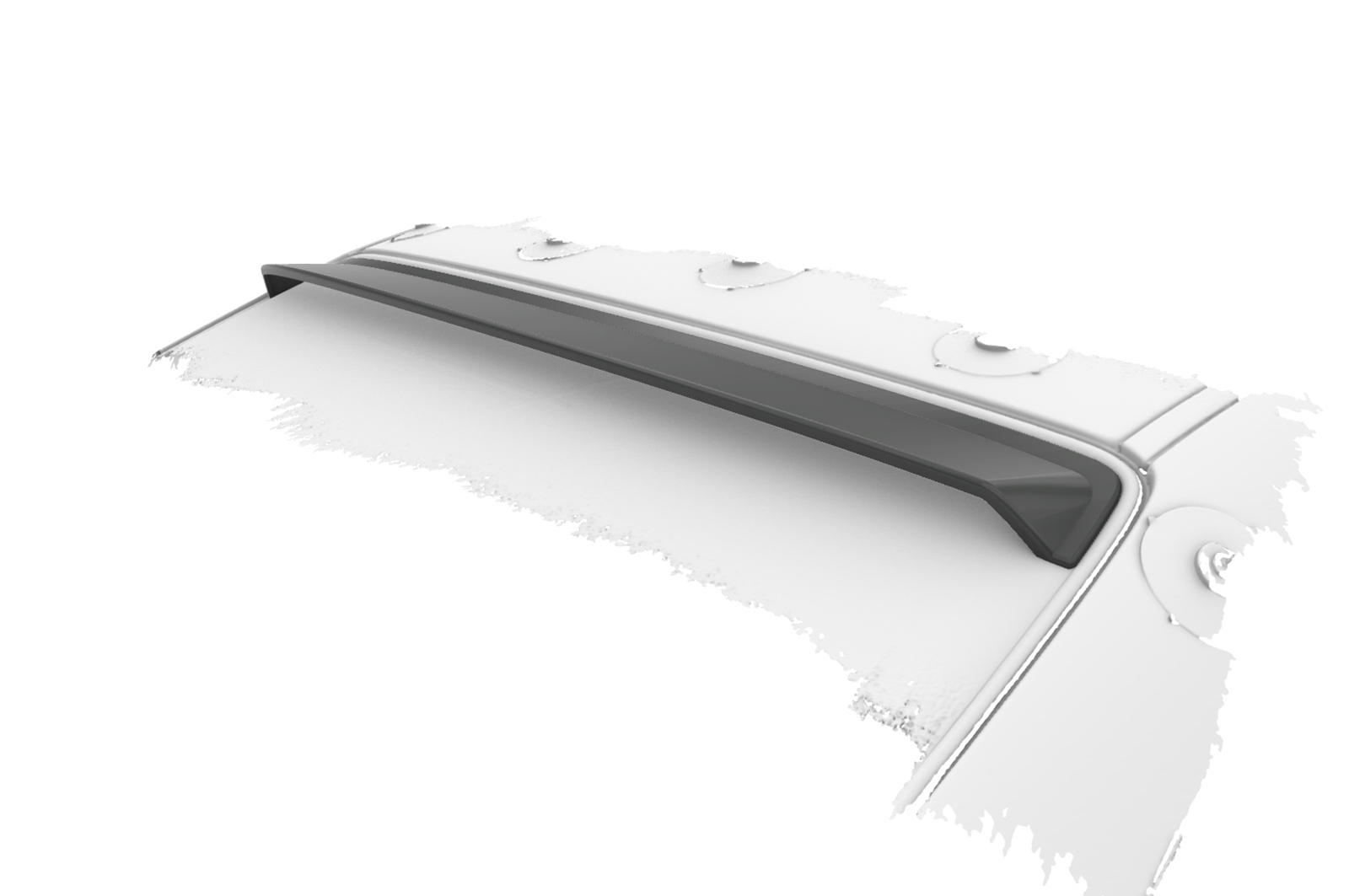 Cache de lunette arrière pour BMW Série 3 E46 coupé (1998-2007) - Fabriqué en ABS (6 finitions au choix)