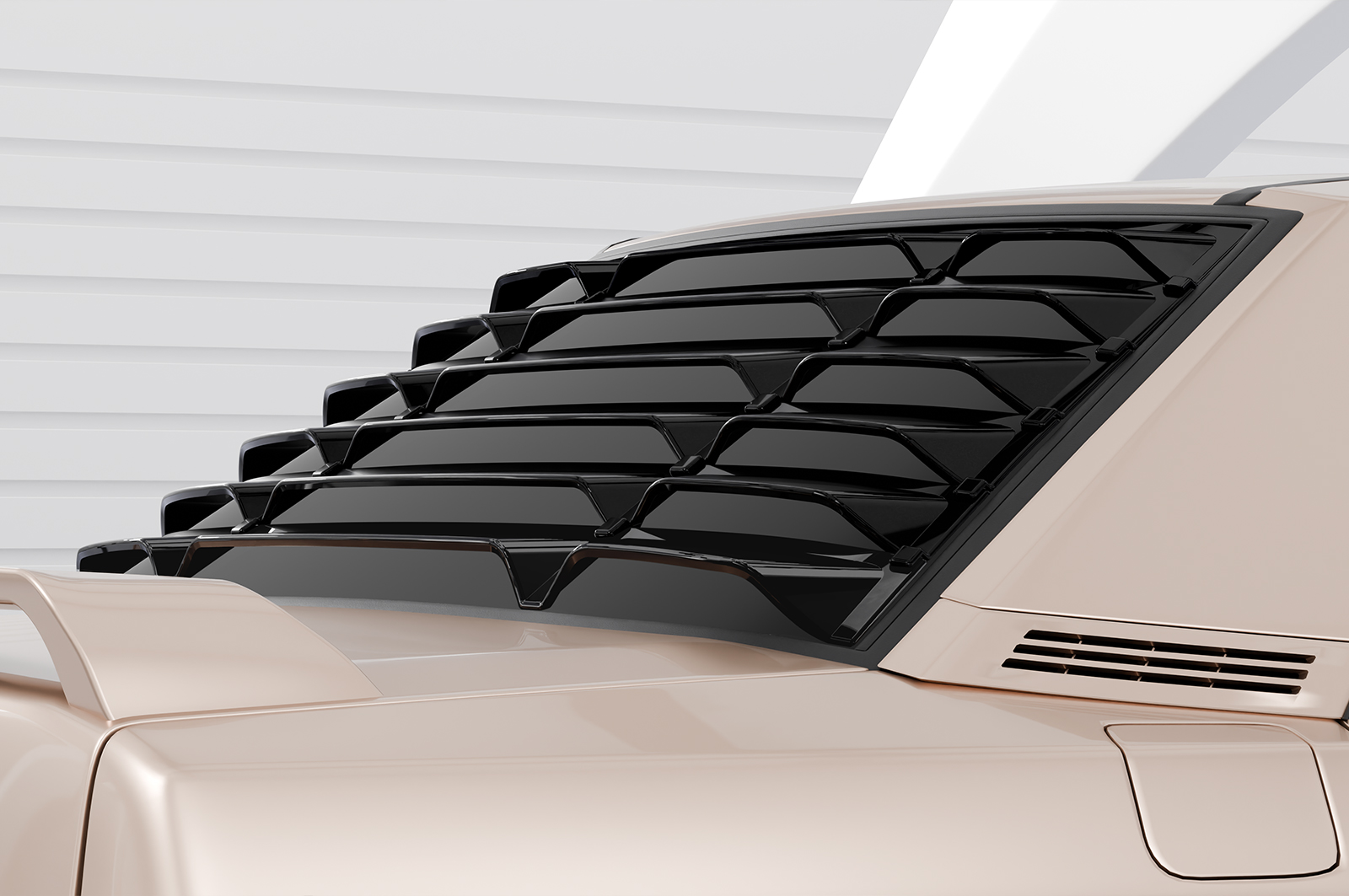 Cache de lunette arrière pour Mercedes-Benz W201 / 190er berline (1982-1993) - Fabriqué en ABS (6 finitions au choix)