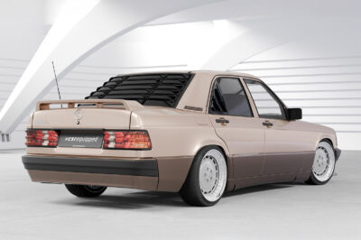 Cache de lunette arrière pour Mercedes-Benz W201 / 190er berline (1982-1993) - Fabriqué en ABS (6 finitions au choix)