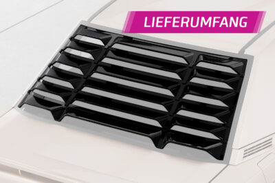 Cache de lunette arrière pour Mercedes-Benz W201 / 190er berline (1982-1993) - Fabriqué en ABS (6 finitions au choix)