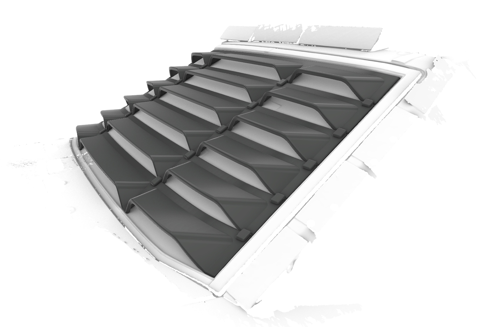 Cache de lunette arrière pour Mercedes-Benz W201 / 190er berline (1982-1993) - Fabriqué en ABS (6 finitions au choix)