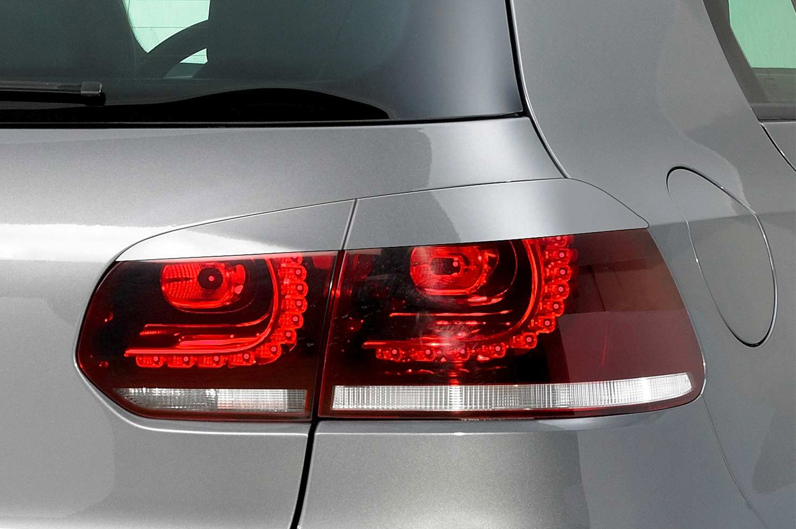 Paupières de phares arrières (la paire) pour VW Golf 6 (2008-2012) - Fabriqué en ABS (à peindre)