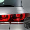 Paupières de phares arrières (la paire) pour VW Golf 6  (2008-2012) - Fabriqué en ABS glossy (Noir brillant)