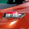 Paupières de phares arrières (la paire) pour Renault Megane coupé (depuis 2009) - Fabriqué en ABS (à peindre)