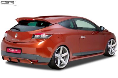 Paupières de phares arrières (la paire) pour Renault Megane coupé (depuis 2009) - Fabriqué en ABS (à peindre)