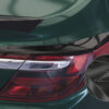 Paupières de phares arrières (la paire) pour Opel Insignia A 4 portes (6/2013-2017) - Fabriqué en ABS glossy (Noir brillant)