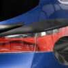 Paupières de phares arrières (la paire) pour Ford Focus MK3 Facelift break (2014-2018) - Fabriqué en ABS glossy (Noir brillant)