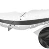 Paupières de phares arrières (la paire) pour Hyundai I40 break (2011-2019) - Fabriqué en ABS glossy (Noir brillant)