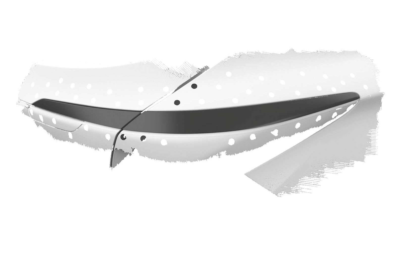 Paupières de phares arrières (la paire) pour Hyundai I40 break (2011-2019) - Fabriqué en ABS (à peindre)