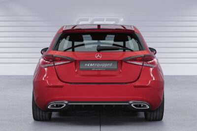 Paupi&egrave;res de phares arri&egrave;res (la paire) pour Mercedes Benz Classe A W177  (depuis 2018) - Fabriqu&eacute; en ABS glossy (Noir brillant)
