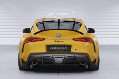 Paupières de phares arrières (la paire) pour Toyota GR Supra (A90) toutes carrosseries (depuis 2019) - Fabriqué en ABS glossy (Noir brillant)