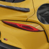 Paupières de phares arrières (la paire) pour Toyota GR Supra (A90) toutes carrosseries (depuis 2019) - Fabriqué en ABS glossy (Noir brillant)