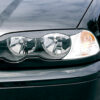 Paupières de phares avants (la paire) pour BMW Série 3 E46 cabriolet / coupé (bis 2003) - Fabriqué en ABS (à peindre)