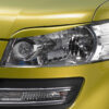 Paupières de phares avants (la paire) pour Daihatsu Materia Typ M4 hatchback (depuis 2006) - Fabriqué en ABS (à peindre)