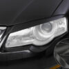 Paupières de phares avants (la paire) pour VW Passat B6 (Typ 3C) toutes carrosseries (2005-2010) - Fabriqué en ABS glossy (Noir brillant)