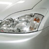 Paupières de phares avants (la paire) pour Toyota Corolla E12 hatchback (2001-2007) - Fabriqué en ABS (à peindre)