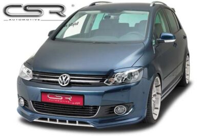 Paupières de phares avants (la paire) pour VW Golf Plus / Crossgolf toutes carrosseries (depuis 2009) - Fabriqué en ABS (à peindre)
