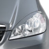 Paupières de phares avants (la paire) pour Mercedes Benz W169 Classe A toutes carrosseries (depuis 2004) - Fabriqué en ABS (à peindre)
