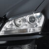 Paupières de phares avants (la paire) pour Mercedes Benz ML / W164 toutes carrosseries auch Modellpflege (depuis 2005) - Fabriqué en ABS (à peindre)