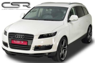 Paupières de phares avants (la paire) pour Audi Q7 préfacelift (2005-2009) - Fabriqué en ABS (à peindre)