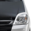 Paupières de phares avants (la paire) pour Opel Meriva A toutes carrosseries (2003-2010) - Fabriqué en ABS (à peindre)