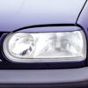 Paupières de phares avants (la paire) pour VW Golf 3 1H / 1HXO / 1EXO (1991-1997) - Fabriqué en ABS (à peindre)