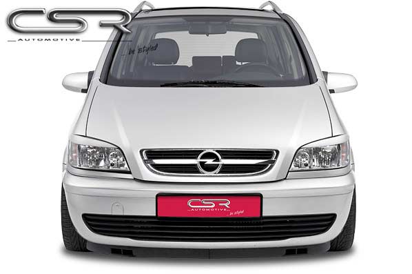 Paupières de phares avants (la paire) pour Opel Zafira A (1999-2005) - Fabriqué en ABS (à peindre)