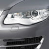 Paupières de phares avants (la paire) pour VW Touareg I (Typ 7L) toutes carrosseries (11/2006-2010) - Fabriqué en ABS (à peindre)