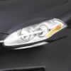 Paupières de phares avants (la paire) pour Fiat Bravo  (depuis 2007) - Fabriqué en ABS (à peindre)