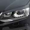 Paupières de phares avants (la paire) pour VW Touareg II (Typ 7P) toutes carrosseries (2010-2018) - Fabriqué en ABS (à peindre)