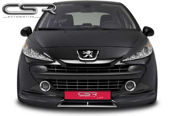Paupières de phares avants (la paire) pour Peugeot 207 toutes carrosseries (2006-2012) - Fabriqué en ABS (à peindre)