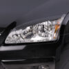 Paupières de phares avants (la paire) pour Ford Focus C307 hatchback / break / cabriolet / berline (2004-2008) - Fabriqué en ABS (à peindre)