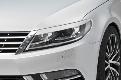 Paupières de phares avants (la paire) pour VW CC (Typ 35) toutes carrosseries (2012-2016) - Fabriqué en ABS (à peindre)