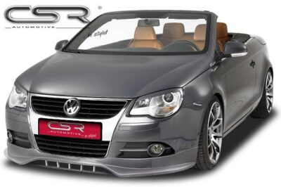 Paupières de phares avants (la paire) pour VW Eos cabriolet (2006-07/2010) - Fabriqué en ABS (à peindre)